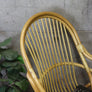 vintage_boho_bamboo_cane_swivel_egg_rocking_chair