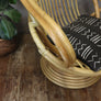 vintage_boho_bamboo_cane_swivel_egg_rocking_chair