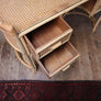 Vintage Boho Rattan & Bamboo Dressing Table - 1510b
