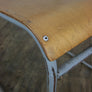 Vintage Industrial School Stacking Chairs - GREY x 1 (8 available)
