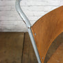 Vintage Industrial School Stacking Chairs - GREY x 1 (8 available)