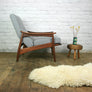 Mid Century Teak Reclining Armchair