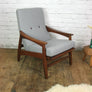Mid Century Teak Reclining Armchair
