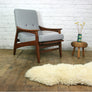Mid Century Teak Reclining Armchair