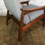 Mid Century Teak Reclining Armchair
