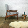 Mid Century Teak Reclining Armchair