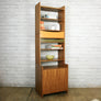 Danish Teak Modular Wall Unit Shelving #2 Orange