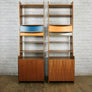 Danish Teak Modular Wall Unit Shelving #2 Orange