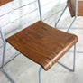 6 Vintage School Stacking Chairs