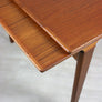 Mid Century Danish Teak Extending Draw Leaf Dining Table