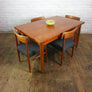 Danish Mid Century Teak Extending Draw Leaf Dining Table