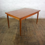 Danish Mid Century Teak Extending Draw Leaf Dining Table