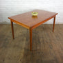 Danish Mid Century Teak Extending Draw Leaf Dining Table