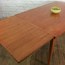 Danish Mid Century Teak Extending Draw Leaf Dining Table