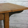 Edwardian ERVIII Vintage Oak Drop Leaf Desk (1 of 2)