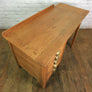Edwardian ERVIII Vintage Oak Drop Leaf Desk (1 of 2)