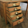 Edwardian ERVIII Vintage Oak Drop Leaf Desk (1 of 2)