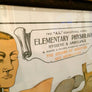 Vintage Framed Elementary Physiology Anatomical Chart 'No.5 Organs'