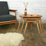 Vintage Elm & Beech Ercol Pebble Nest of Tables