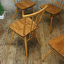 X4 Set of Four Vintage Ercol Model 391 Chairs -1308e