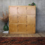 Vintage Esavian School Gym Wooden Lockers - 1407f