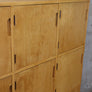Vintage Esavian School Gym Wooden Lockers - 1407f