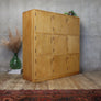 Vintage Esavian School Gym Wooden Lockers - 1407f
