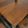 Large Painted Vintage School Lab Table / Kitchen Island