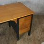 Mid Century Oak Painted School Desk