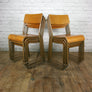 10 Vintage Industrial School Stacking Chairs