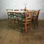 Vintage Industrial Folding Cafe Beer Tables