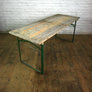 Vintage Industrial Folding Cafe Beer Tables