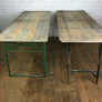 Vintage Industrial Folding Cafe Beer Tables