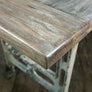 Reclaimed Cast Iron Industrial Dining Table - Retail / Shop Display.