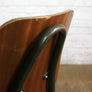 A Set of Four (4) Vintage Industrial Danish Teak School Stacking Chairs