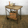 Vintage Industrial Factory Trolley - Kitchen/Retail Display