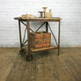 Vintage Industrial Factory Trolley - Kitchen/Retail Display