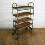 Vintage Industrial Factory Shoe Rack Trolley #1 – Retail Shop Display