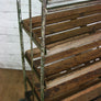 Vintage Industrial Factory Shoe Rack Trolley #1 – Retail Shop Display