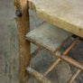 4 Vintage Rustic School Church Chapel Chairs