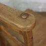 4 Vintage Rustic School Church Chapel Chairs