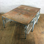 Vintage Industrial School Desk Shop/Retail Display Table