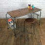 Vintage Industrial School Desk Shop/Retail Display Table