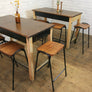 Vintage Industrial School Laboratory Table