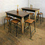 Vintage Industrial School Laboratory Table