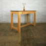 Vintage Industrial Iroko School Laboratory Table