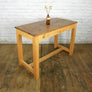Vintage Industrial Iroko School Laboratory Table