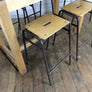 Vintage School Laboratory Stacking Stools