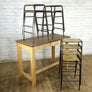 8 Vintage School Laboratory Stacking Bar Stools