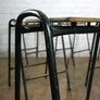 Copy of A Set of Thirty (30) Reclaimed School Lab Stacking Stools